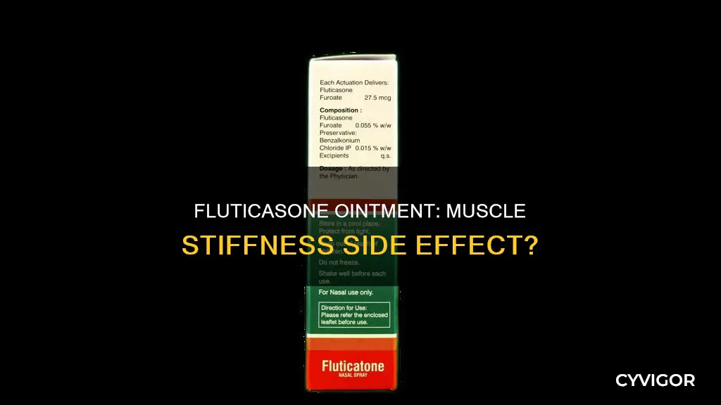 can fluticasone ointment cause muscle stiffness