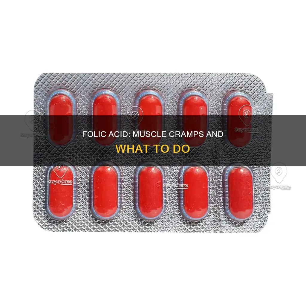 can folic acid cause muscle cramps