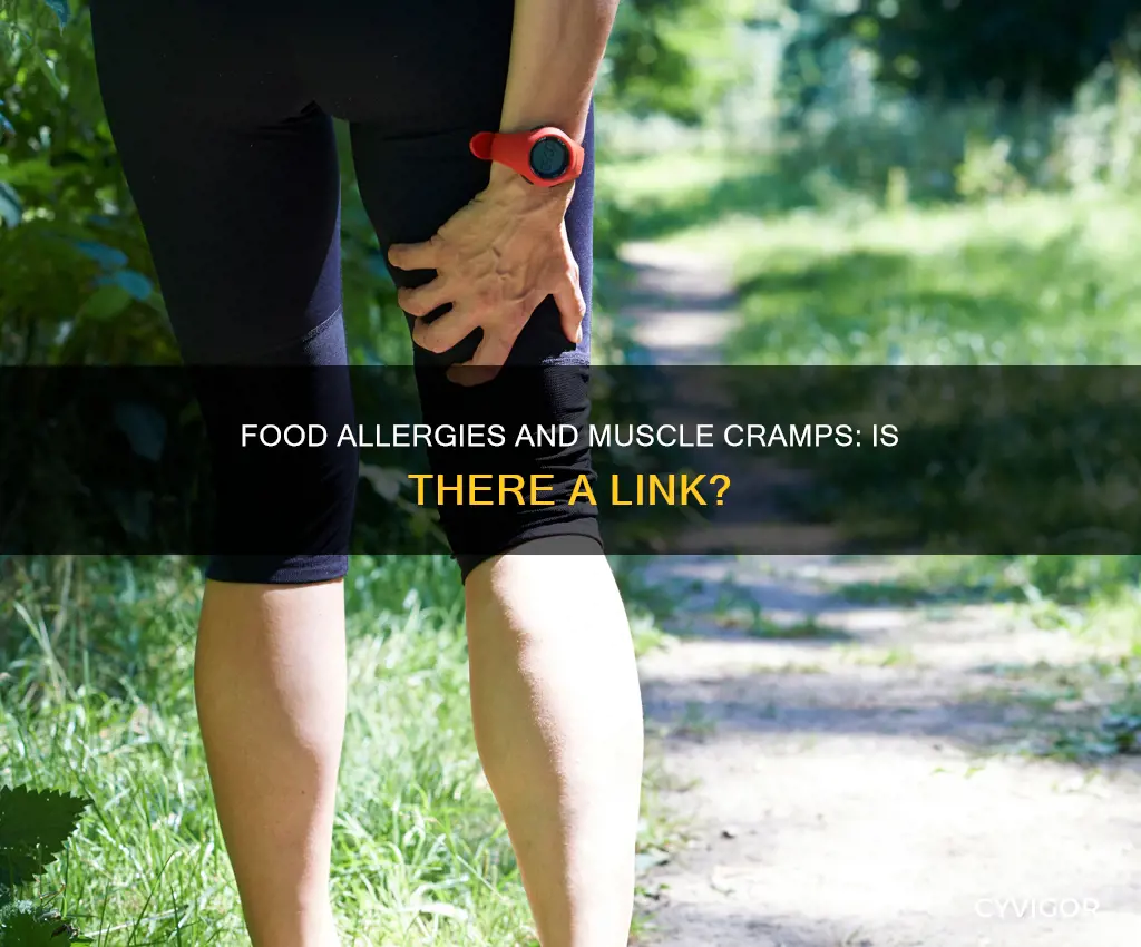can food allergies cause muscle cramps