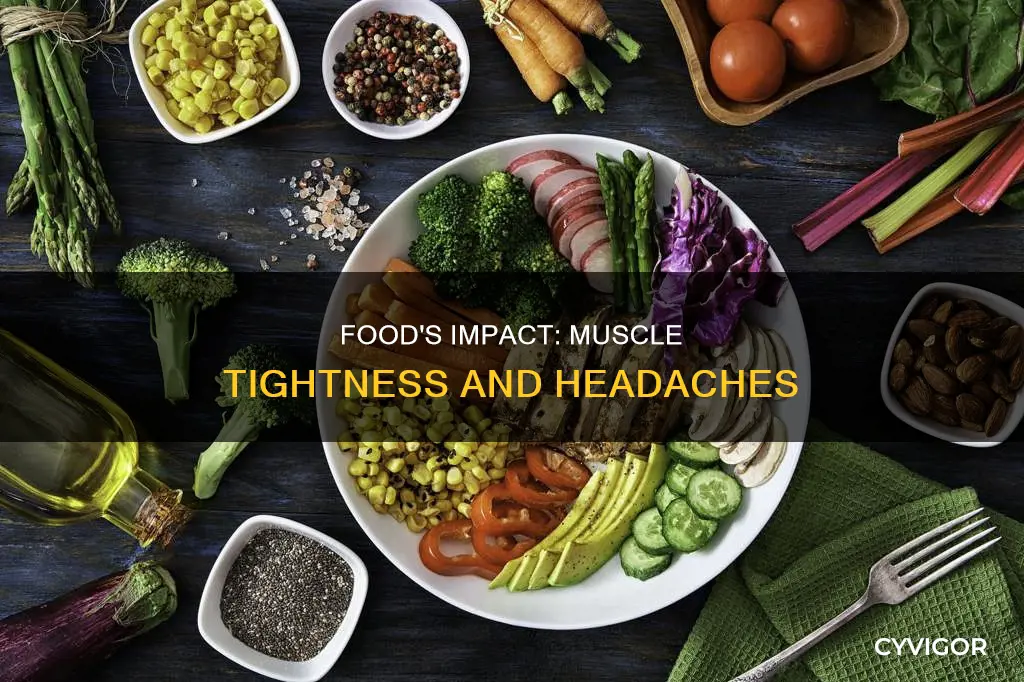 can food tighten up muscles and cause headaches