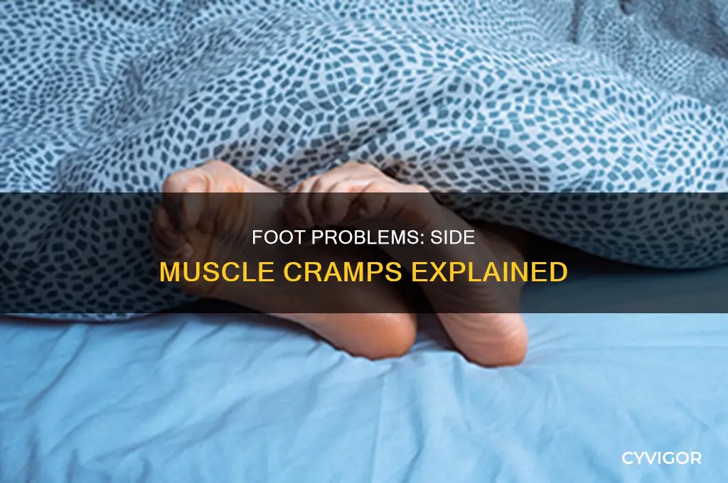 can foot problems cause muscle cramping in sides
