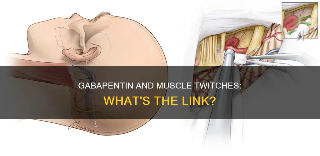 can gabapentin cause muscle twi