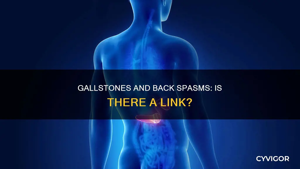 can gallstones cause muscle spasms in back