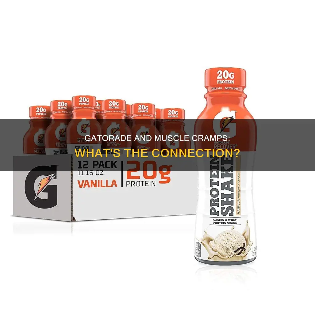can gatorade cause muscle cramps