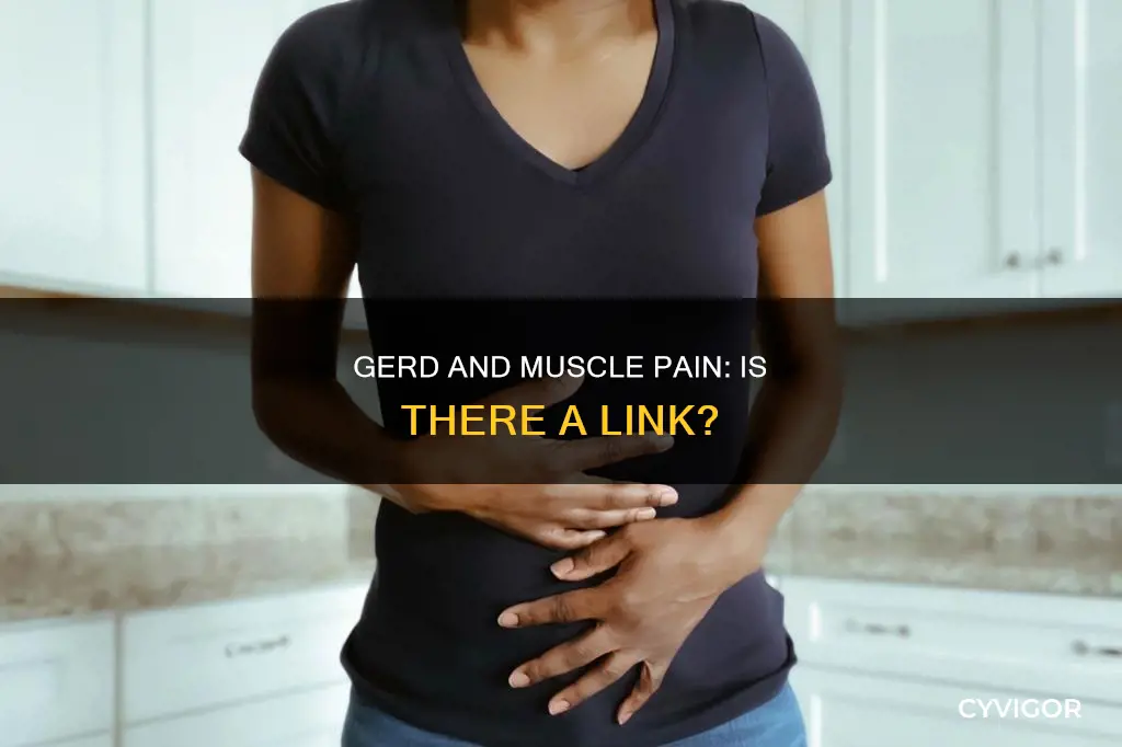 can gerd cause muscle pai