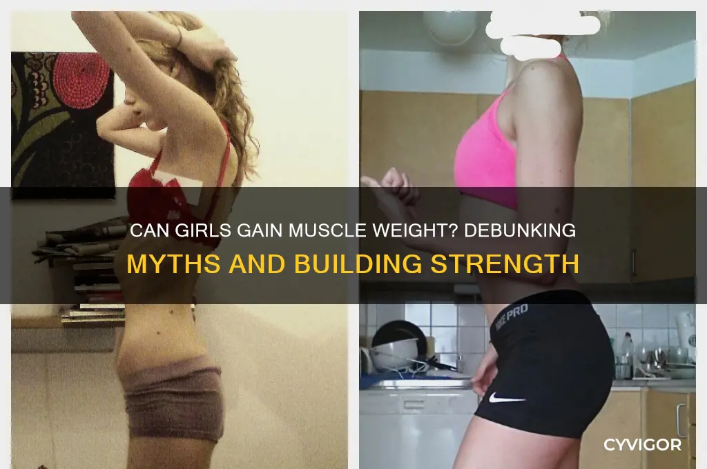 can girls gain muscle weight
