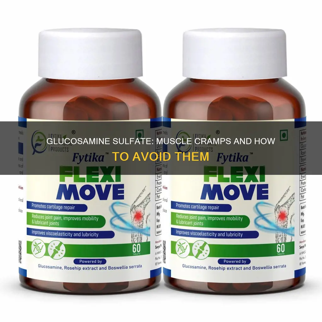 can glucosamine sulfate cause muscle cramps