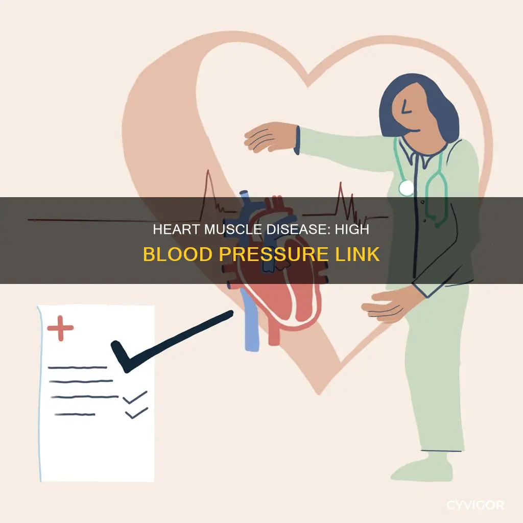can heart muscle disease cause high blood pressure