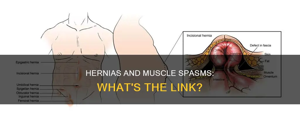 can hernia cause muscle spasms