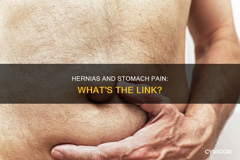can hernia cause muscles soreness in stomach