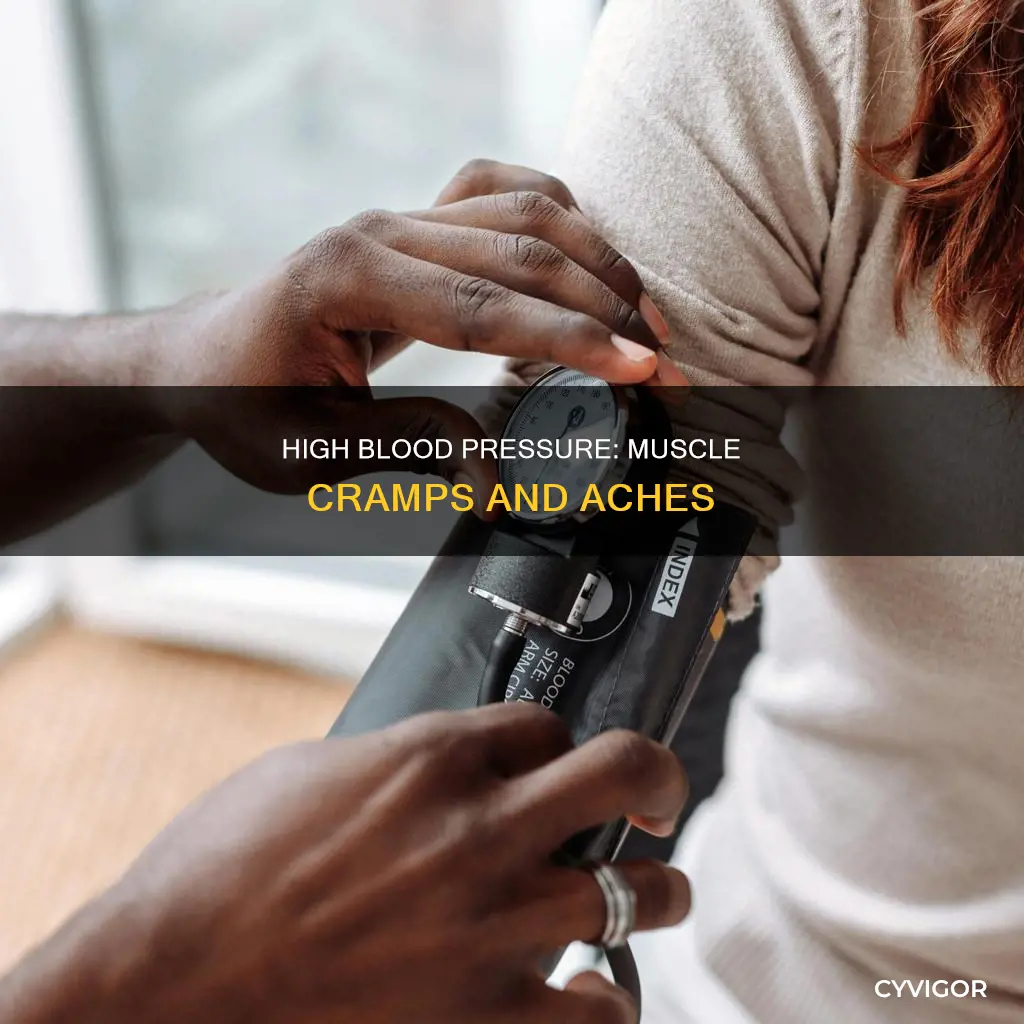 can high blood pressure cause muscle cramps