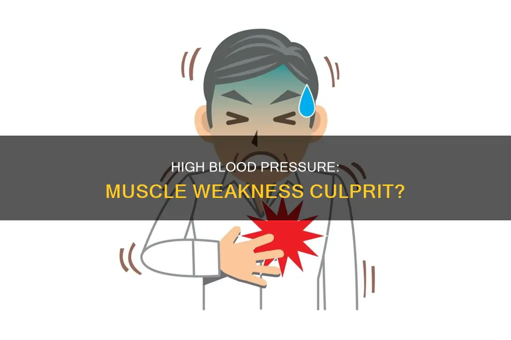 can high blood pressure cause muscle weakness