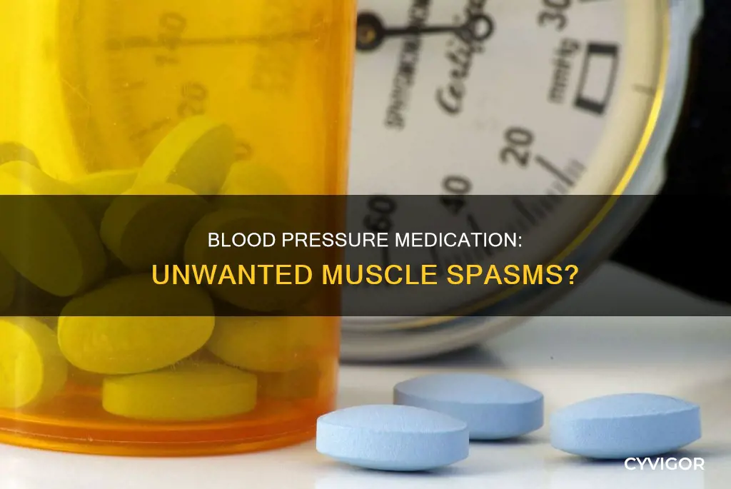 can high blood pressure medicine cause muscle spasms
