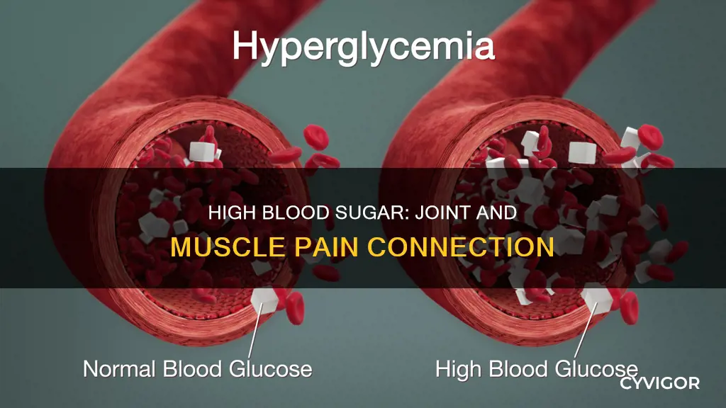 can high blood sugar cause joint and muscle pain