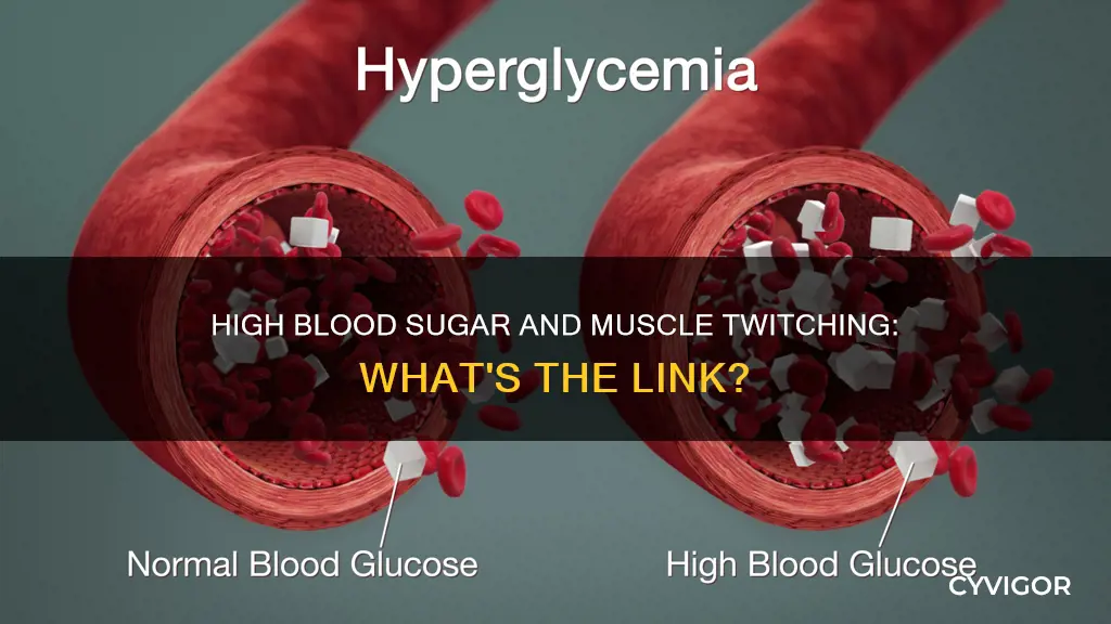 can high blood sugar cause muscle twitches