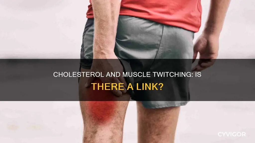 can high cholesterol cause muscle twitching