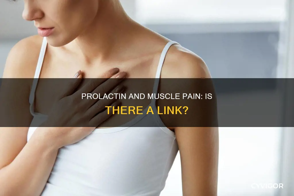 can high prolactin cause muscle pain