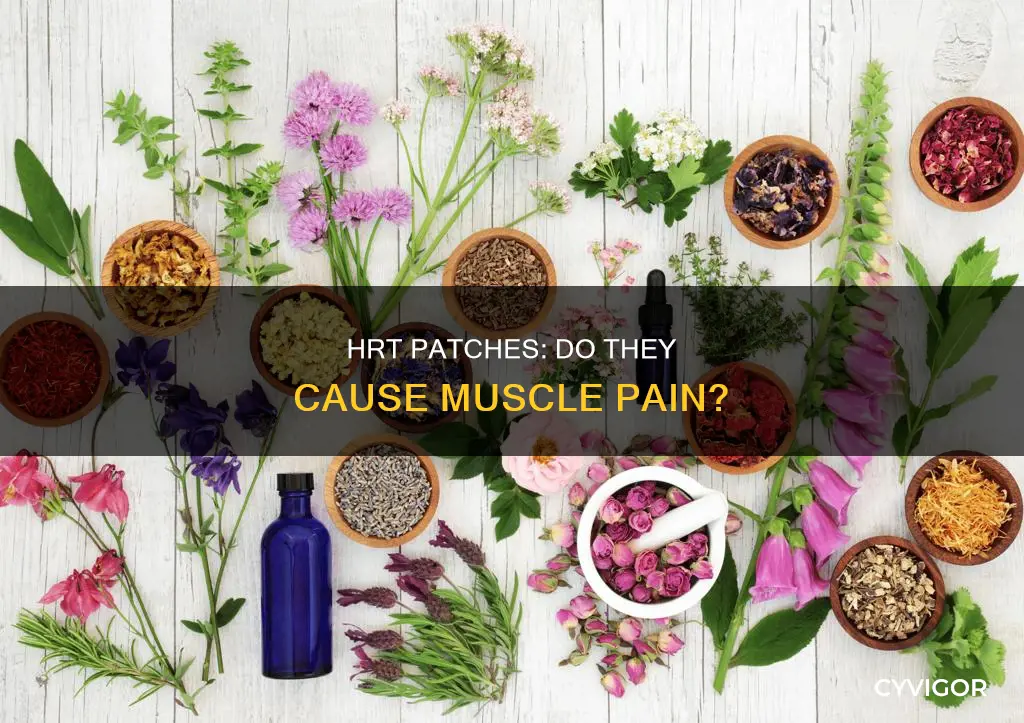 can hrt patches cause muscle pain