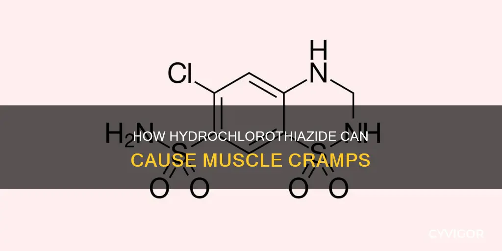 can hydrochlorothiazide cause muscle cramps