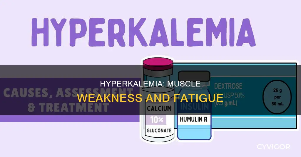 can hyperkalemia cause muscle weakness