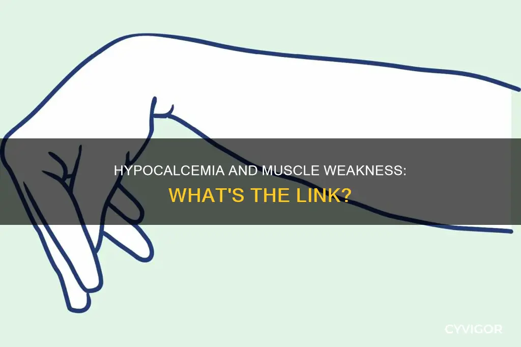 can hypocalcemia cause muscle weakness