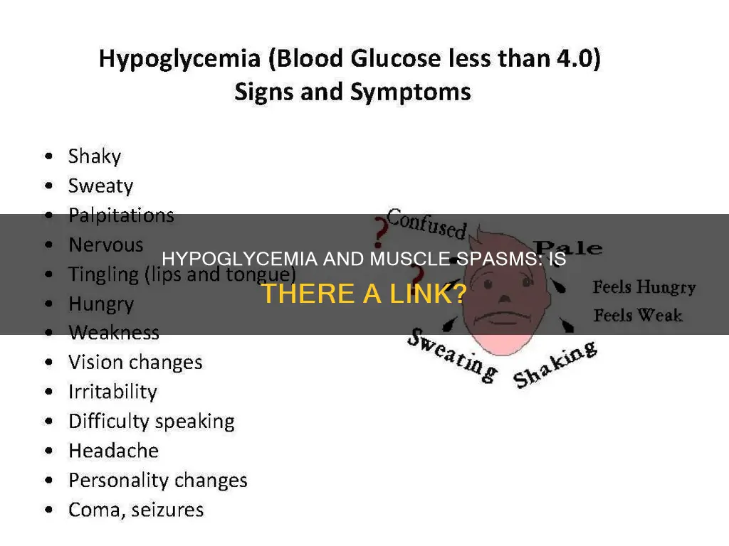 can hypoglycemia cause muscle spasms