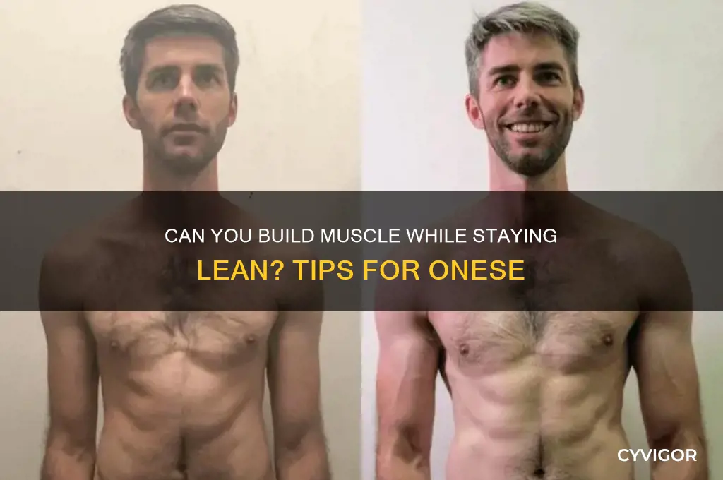 can i be onese and start gaining muscle mass