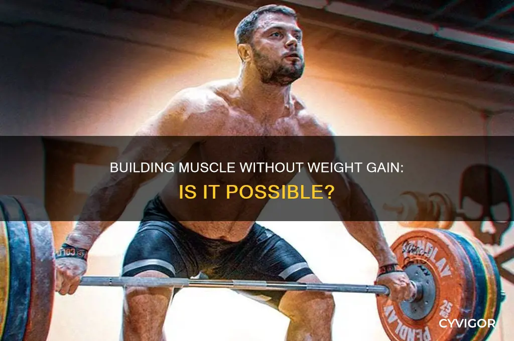 can i build muscle and not gain weight