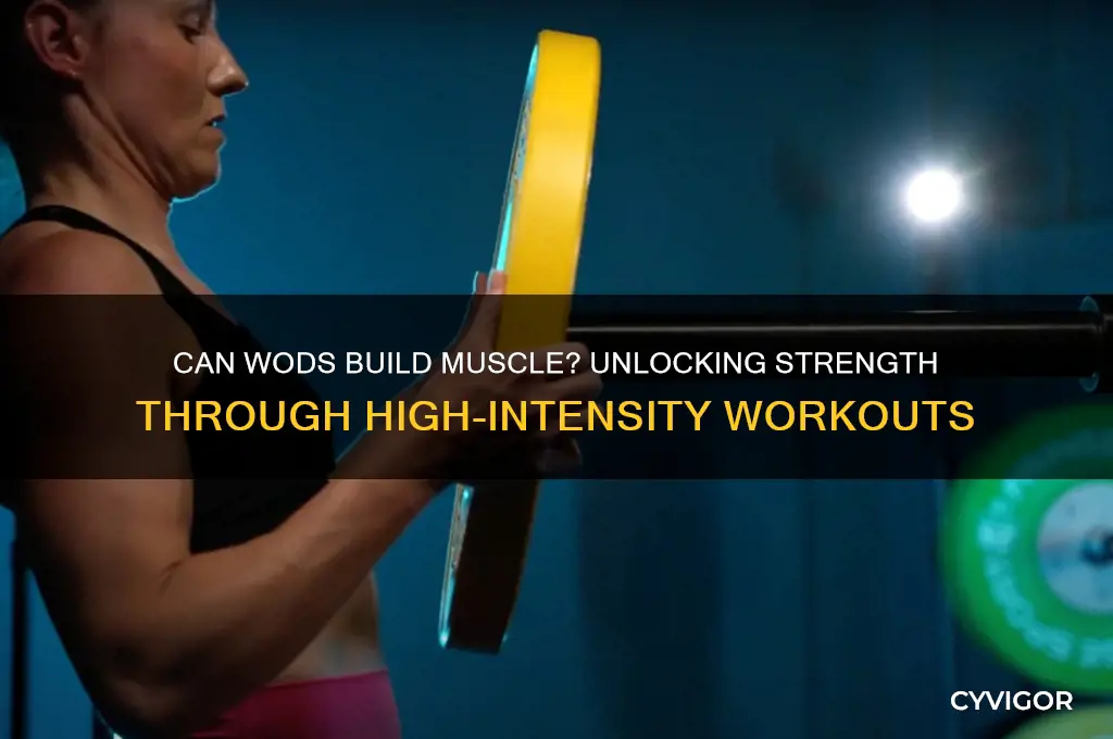 can i do wods to gain muscle