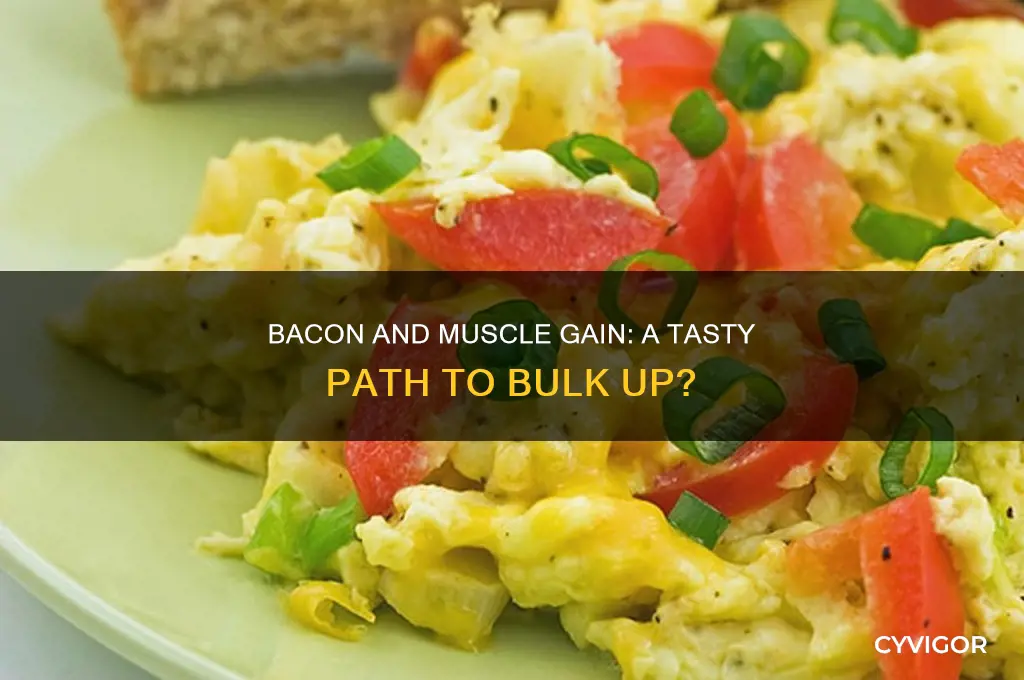 can i eat bacon trying to gain muscle