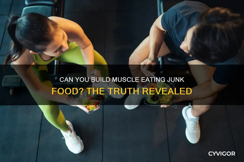can i eat bad and still gain muscle
