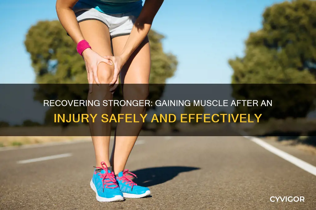 can i gain muscle afteran injury
