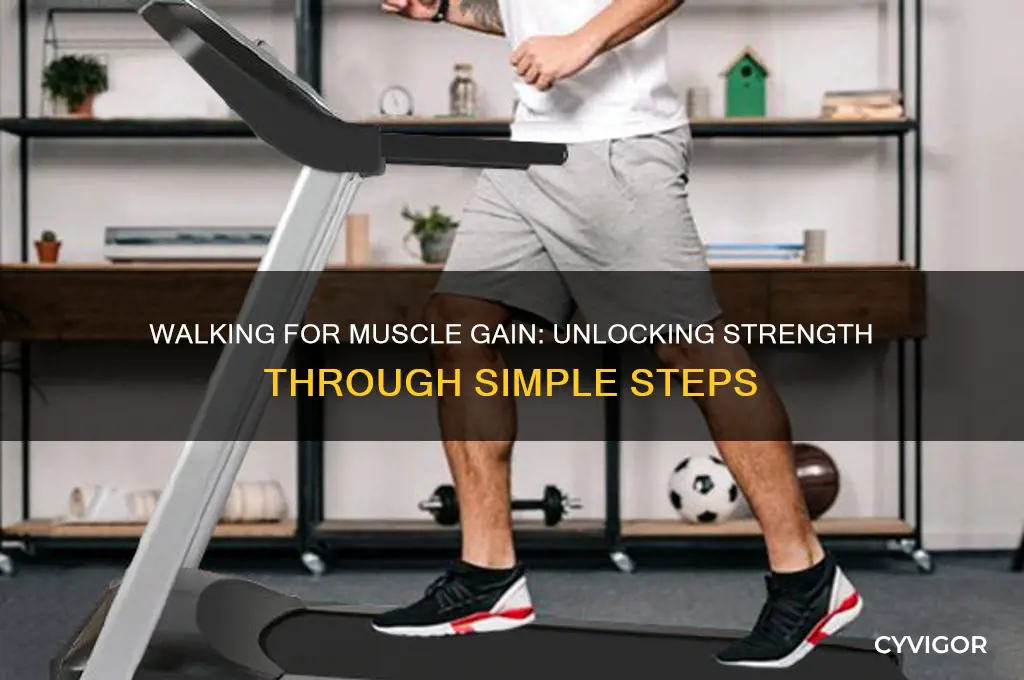 can i gain muscle by walking