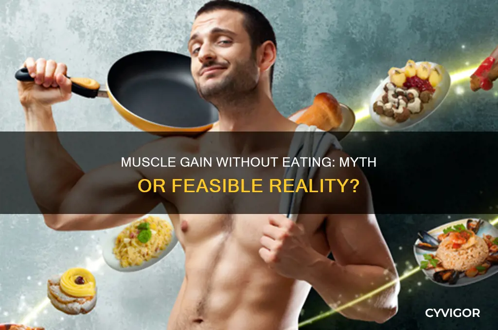 can i gain muscle if i don t eat