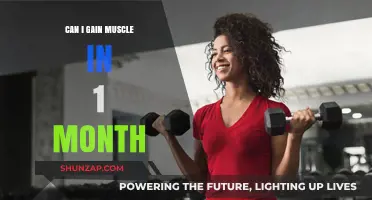 Can You Build Muscle in One Month? Realistic Expectations and Tips