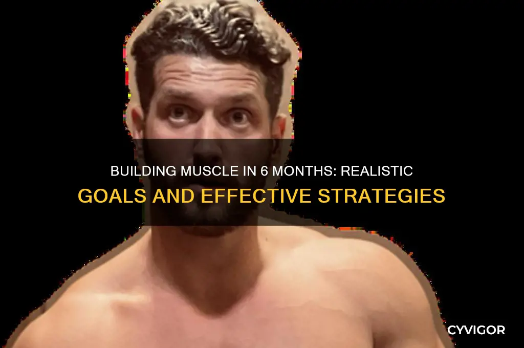 can i gain muscle in 6 months