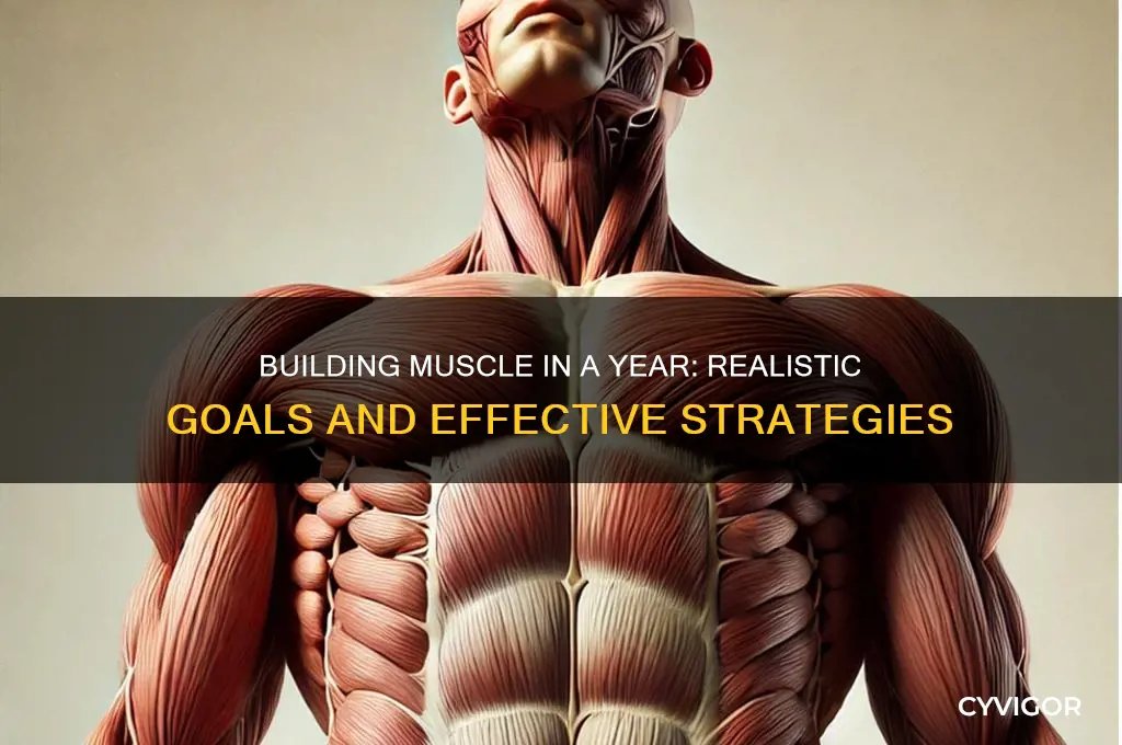 can i gain muscle in a year