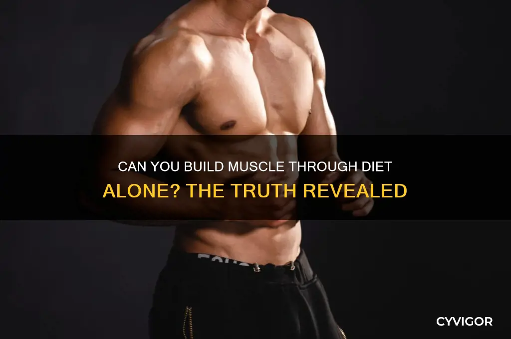 can i gain muscle just by eating