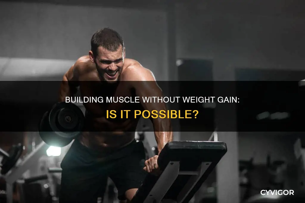 can i gain muscle without gaing weigt