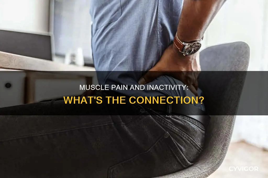 can inactivity cause muscle pain