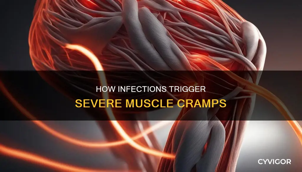 can infection cause sever muscle cramping