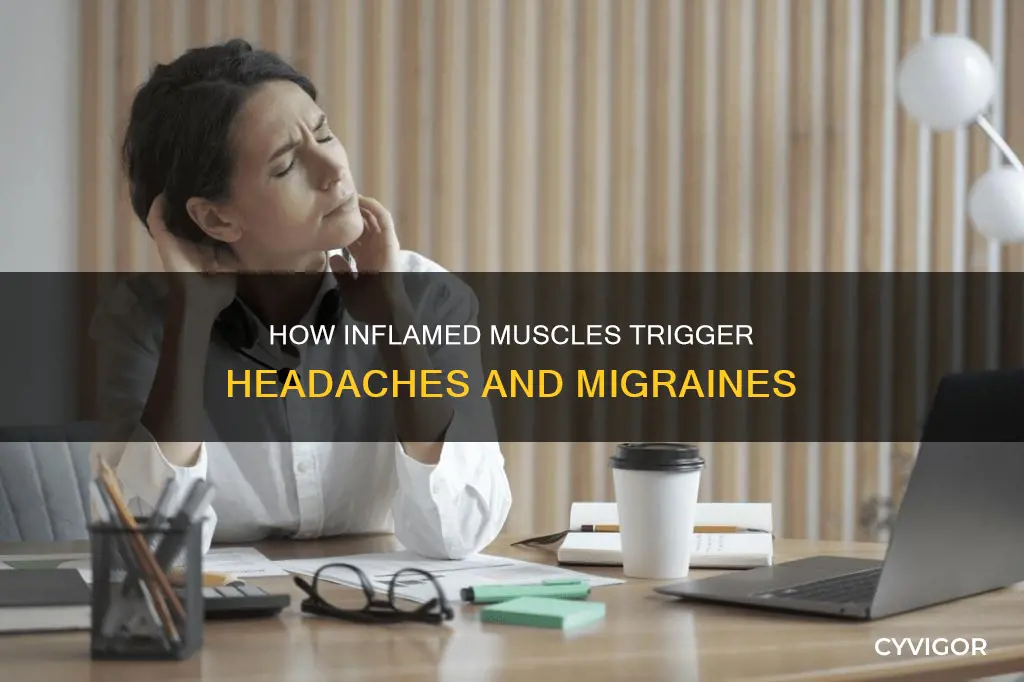can inflamed muscles cause headaches
