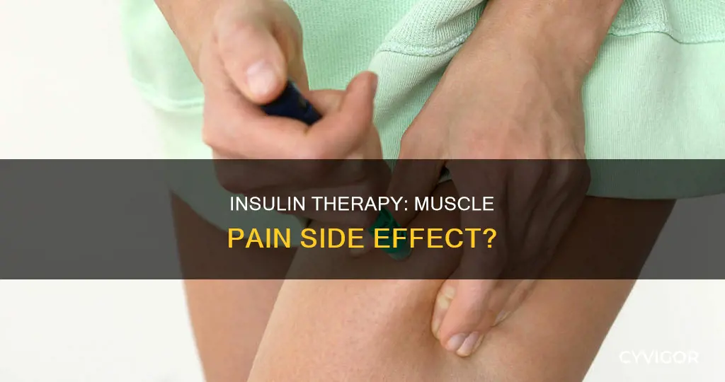 can insulin cause muscle pain
