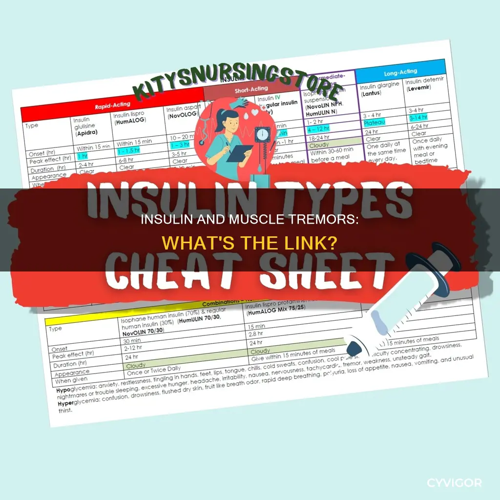 can insulin cause muscle tremors