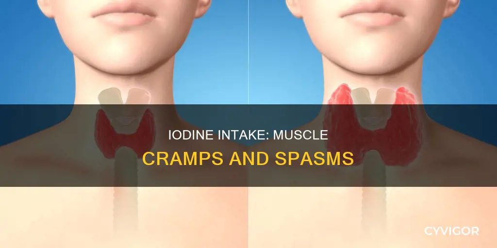 can iodine cause muscle cramps