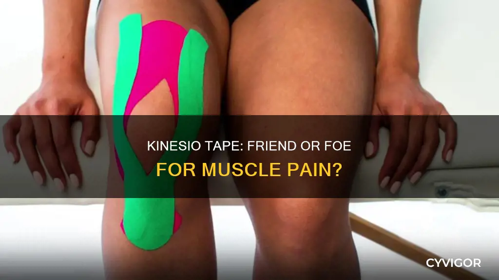 can kinesio tape cause muscle pain