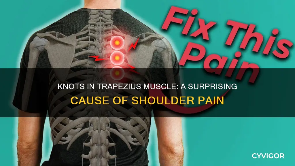 can knots in trapexius muscle cause shoulder pain