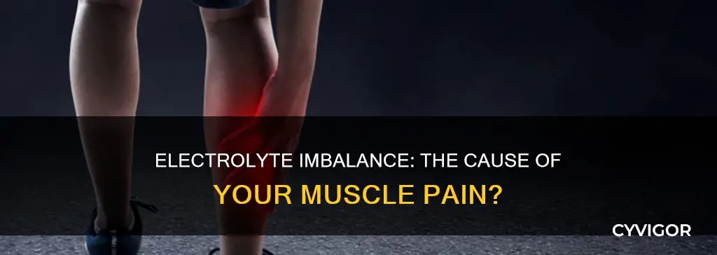 can lack of electrolytes cause muscle pain