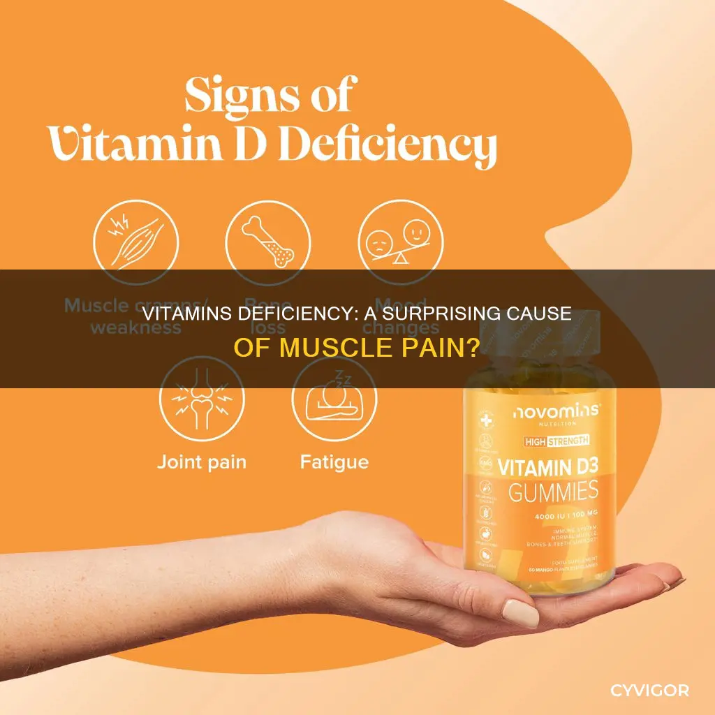 can lack of vitamins cause muscle pain