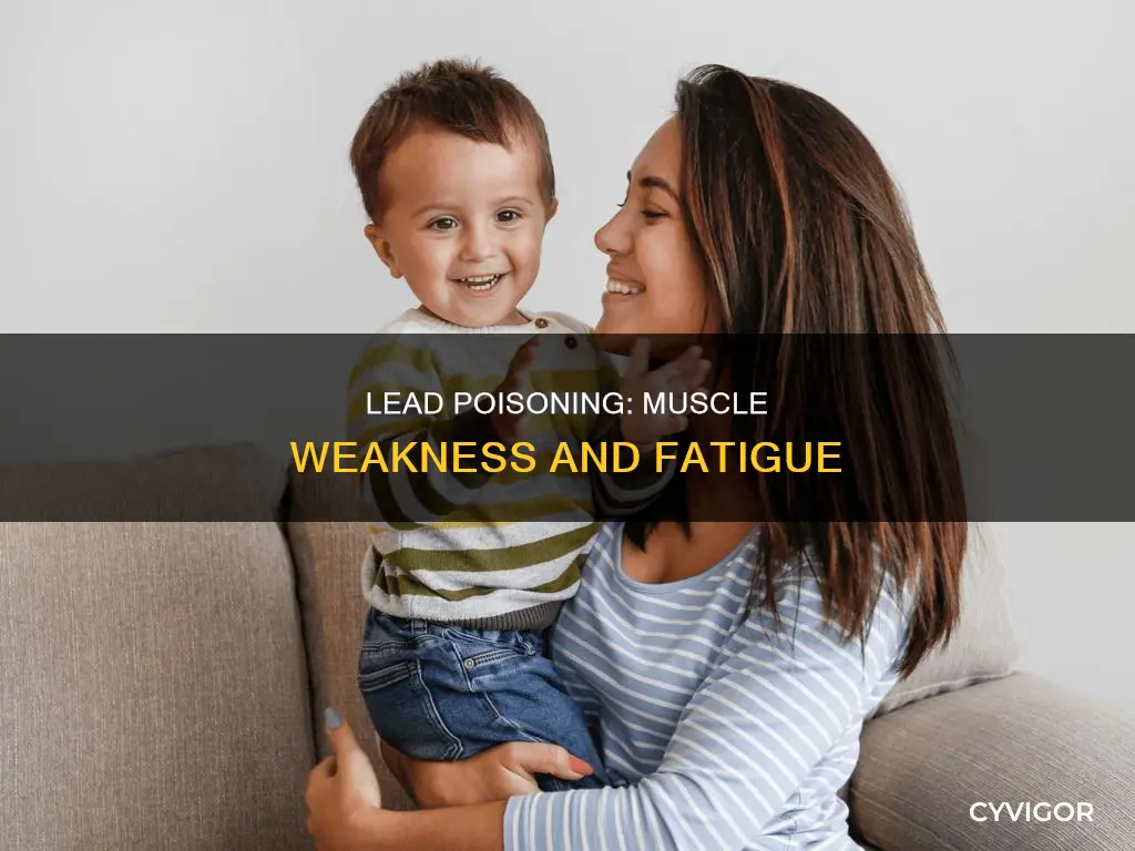 can lead poisoning cause muscle weakness